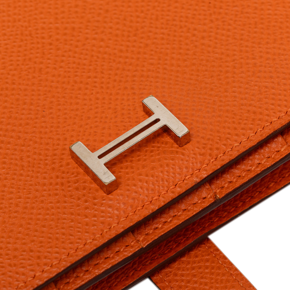 Pre-Loved Hermes Epsom Bearn Soufflet Wallet - Picture 8 of 10
